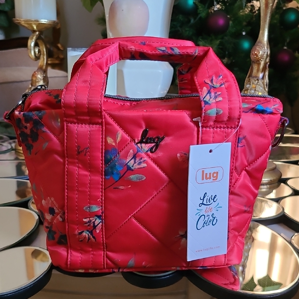 Lug Floral Red Handbag Dory Mini